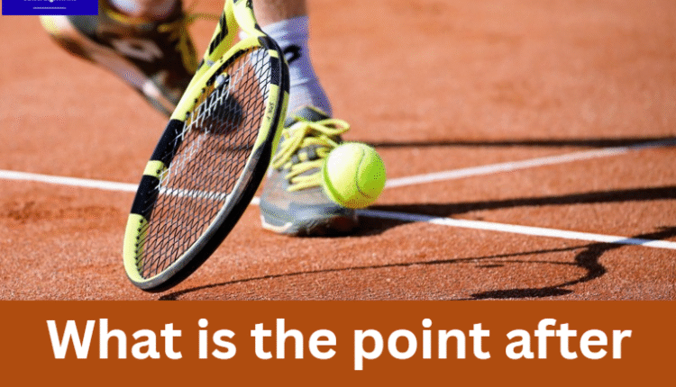 What is the point after deuce in tennis